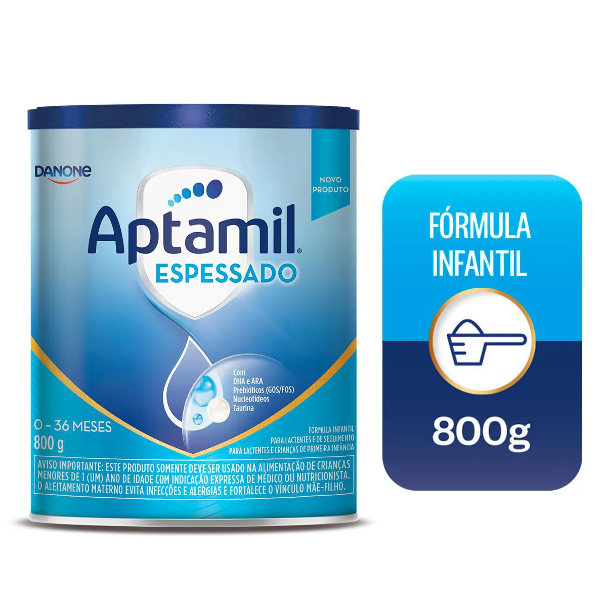 Fórmula Infantil Aptamil Espessado 0 a 36 Meses 800g