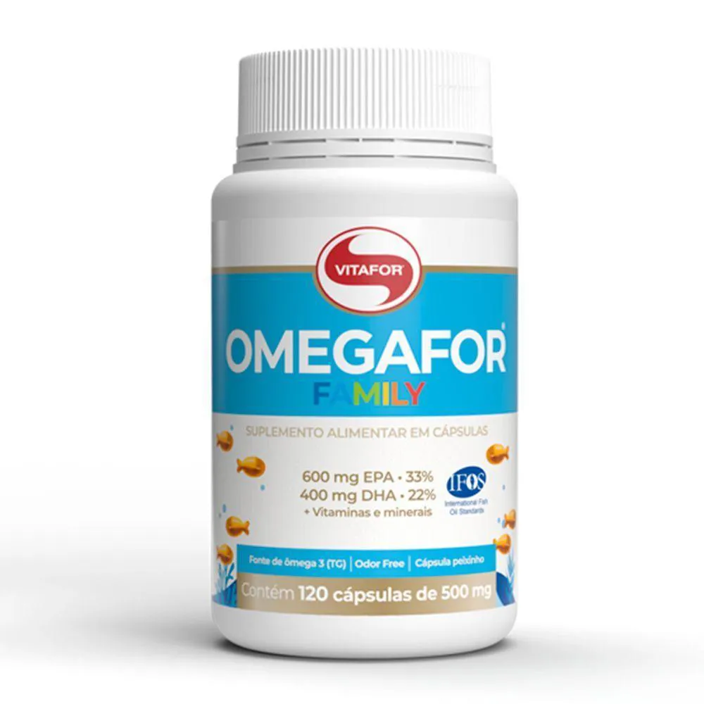 OMEGAFOR FAMILY oMEGA 3 VITAFOR 120 CaPSULAS 1144304 | Droga Raia