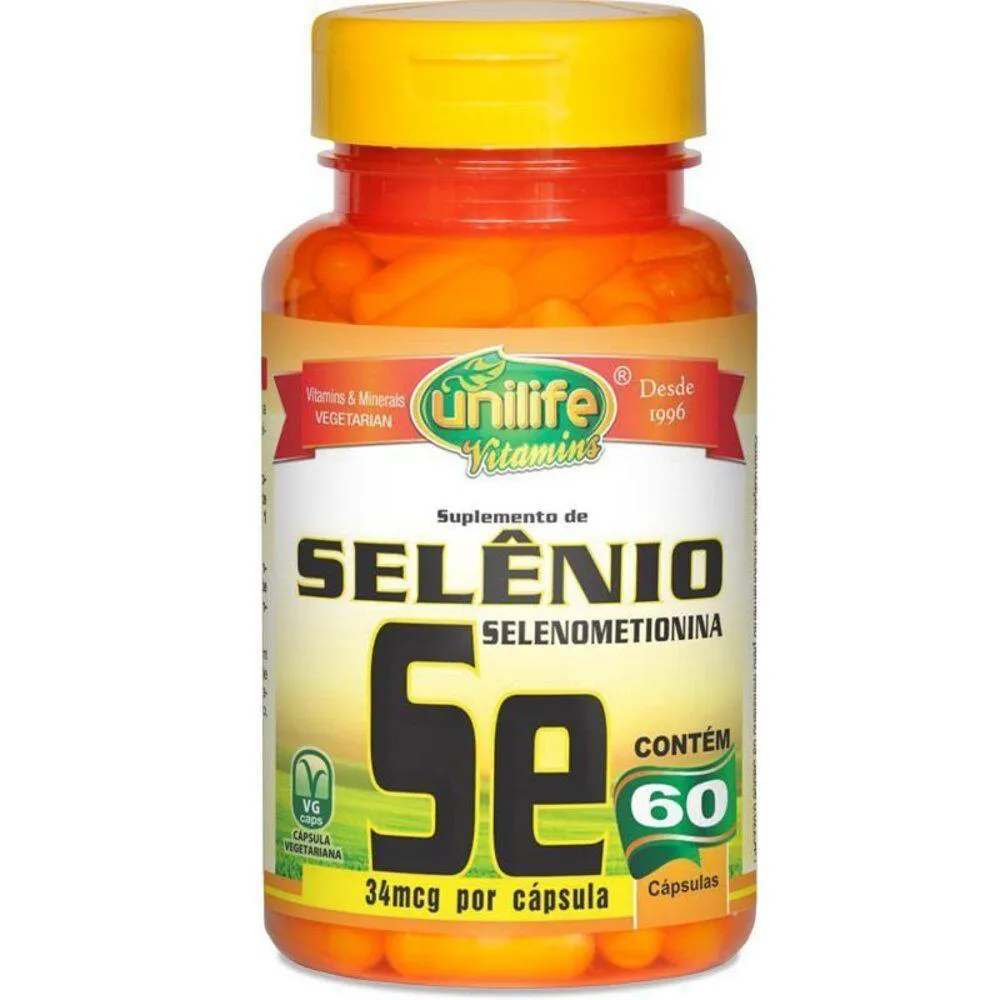 SELêNIO QUELATO 60 CáPSULAS UNILIFE