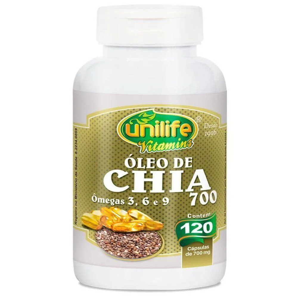ÓLEO DE CHIA 120 CáPSULAS UNILIFE