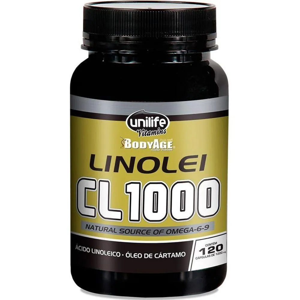 LINOLEI CL 1000 ÓLEO DE CáRTAMO 120CAP