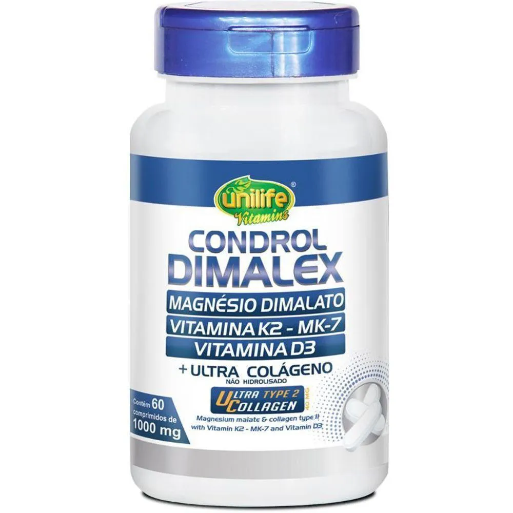 KIT 5 CONDROL DIMALEX 1000MG UNILIFE 60 COMPRIMIDOS