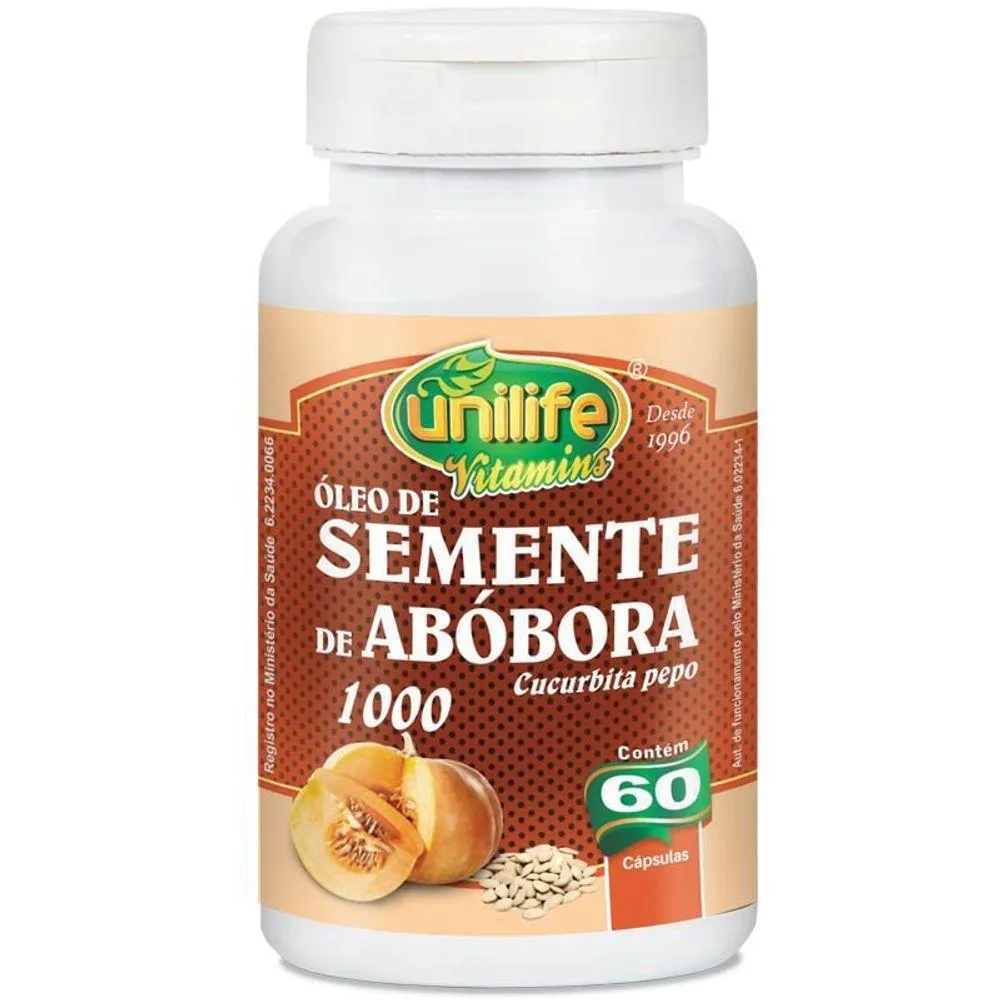 KIT 2 ÓLEO DE SEMENTE DE ABóBORA 60CAP