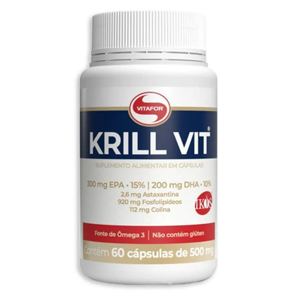 ÓLEO DE KRILL VITAFOR 60 CáPSULAS