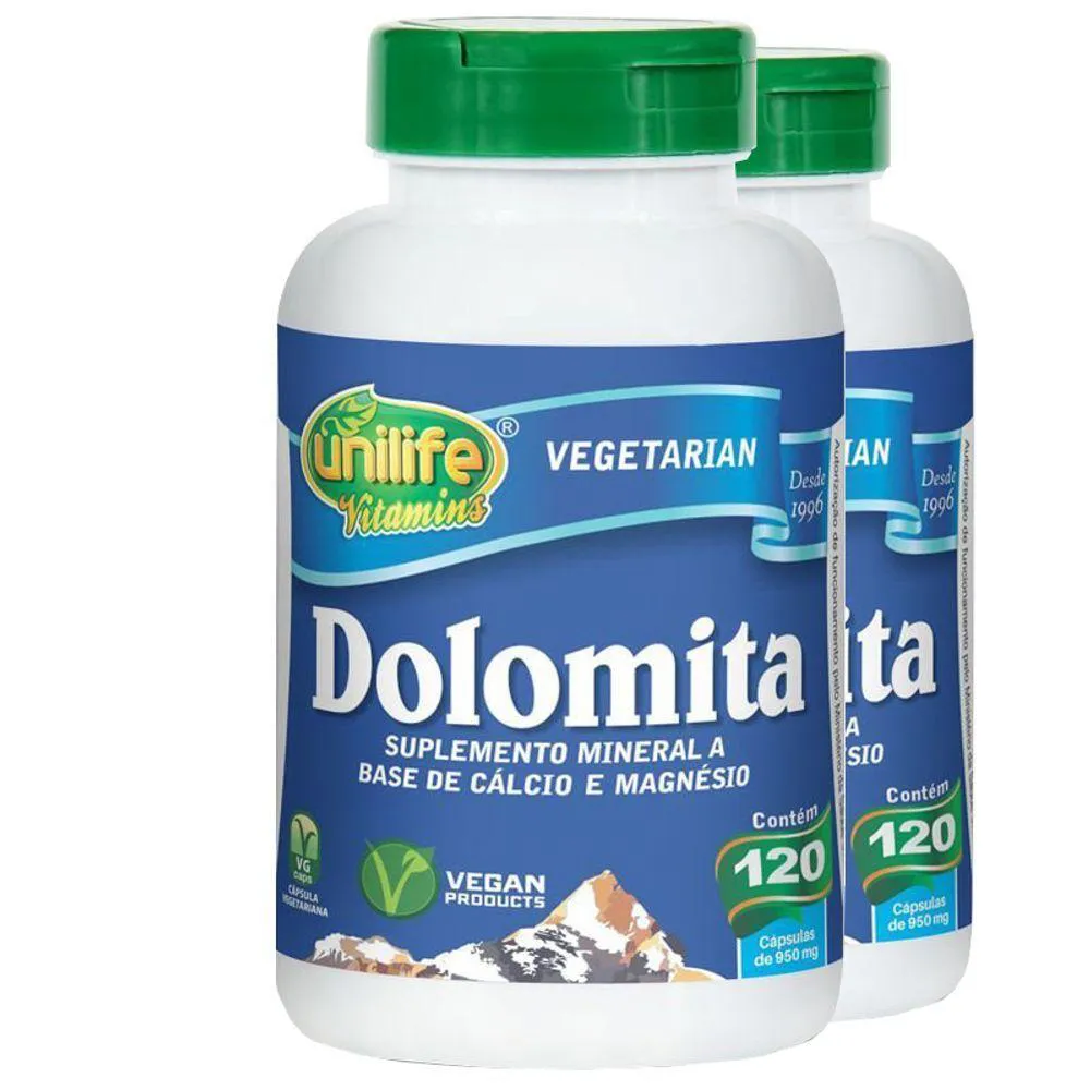 KIT 2 DOLOMITA 120 CáPSULAS UNILIFE