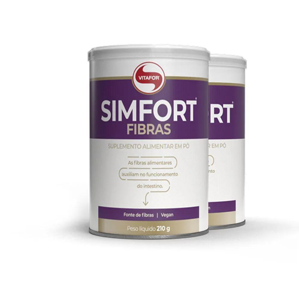KIT 2 SIMFORT FIBRAS VITAFOR 210G