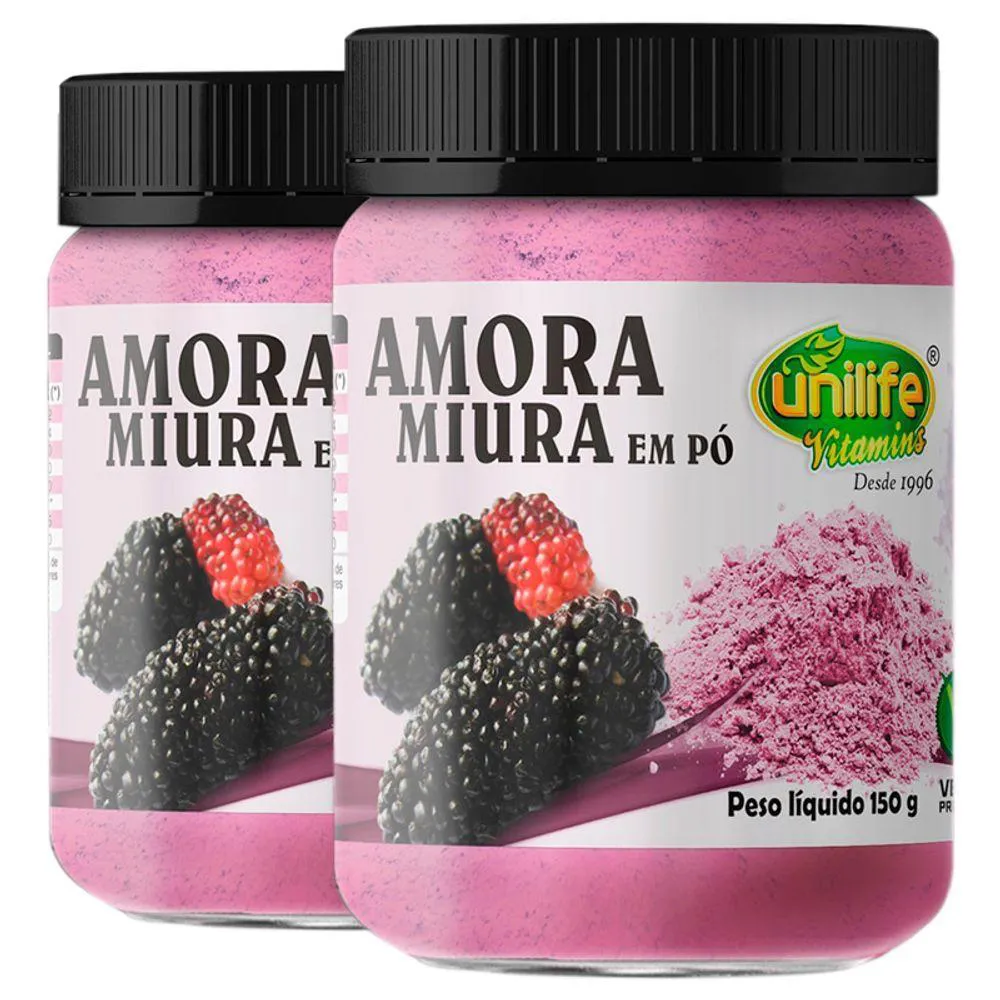 KIT 2 AMORA MIURA EM Pó 150G UNILIFE