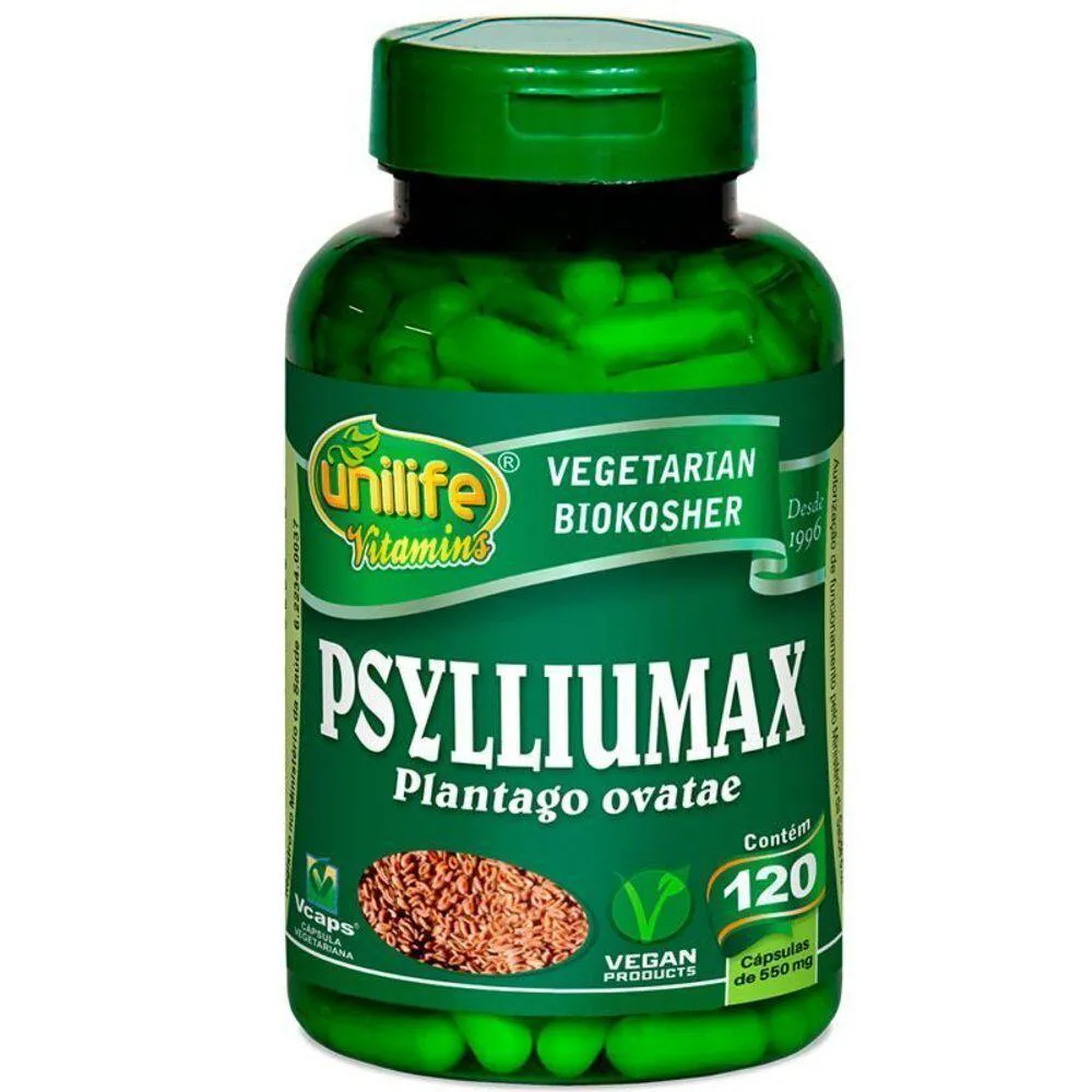 PSYLLIUM 120 CáPSULAS PSYLLIUMAX UNILIFE