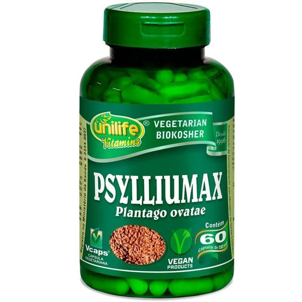 PSYLLIUM 60 CáPSULAS PSYLLIUMAX UNILIFE