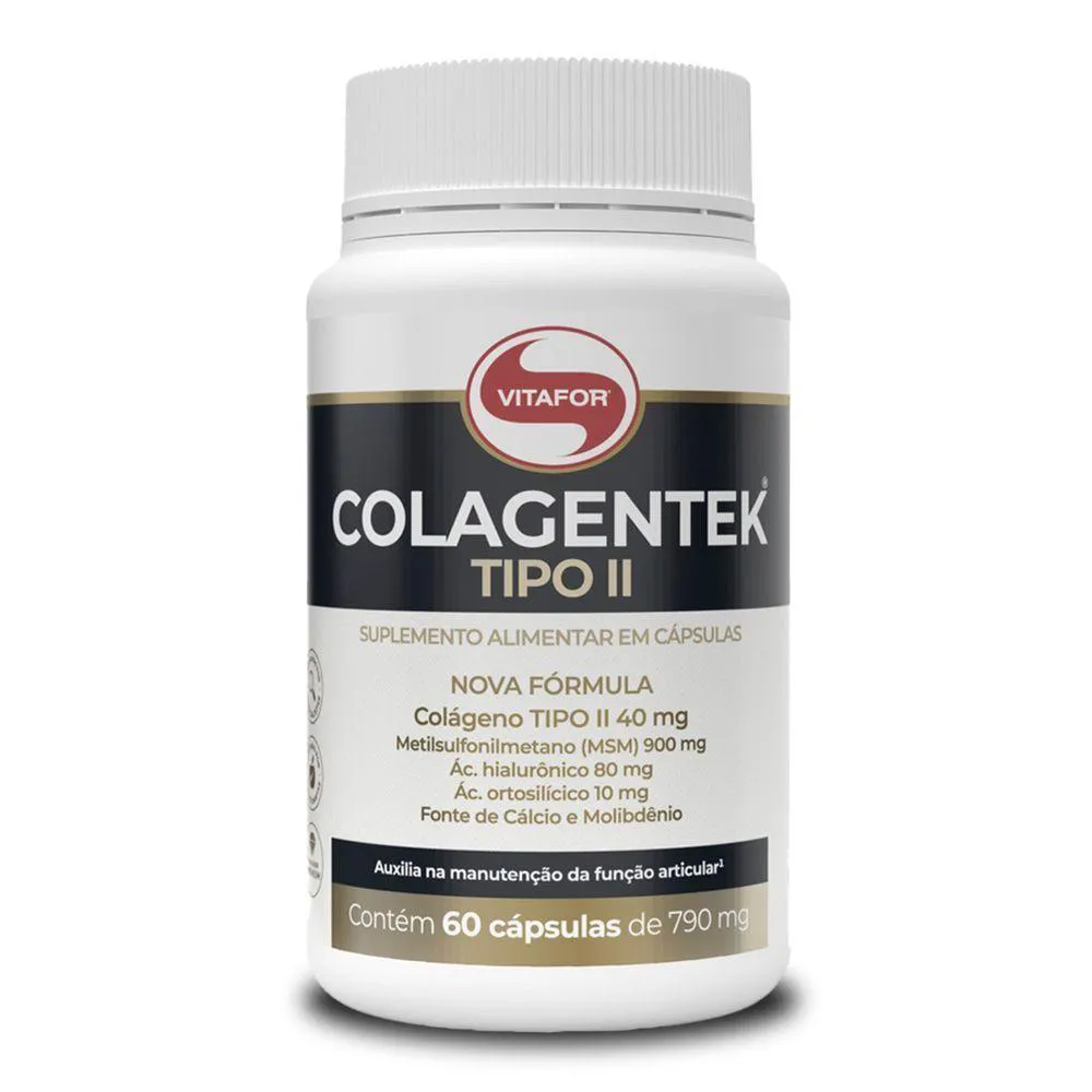 COLAGENTEK VITAFOR TIPO II 60 CáPSULAS 790MG