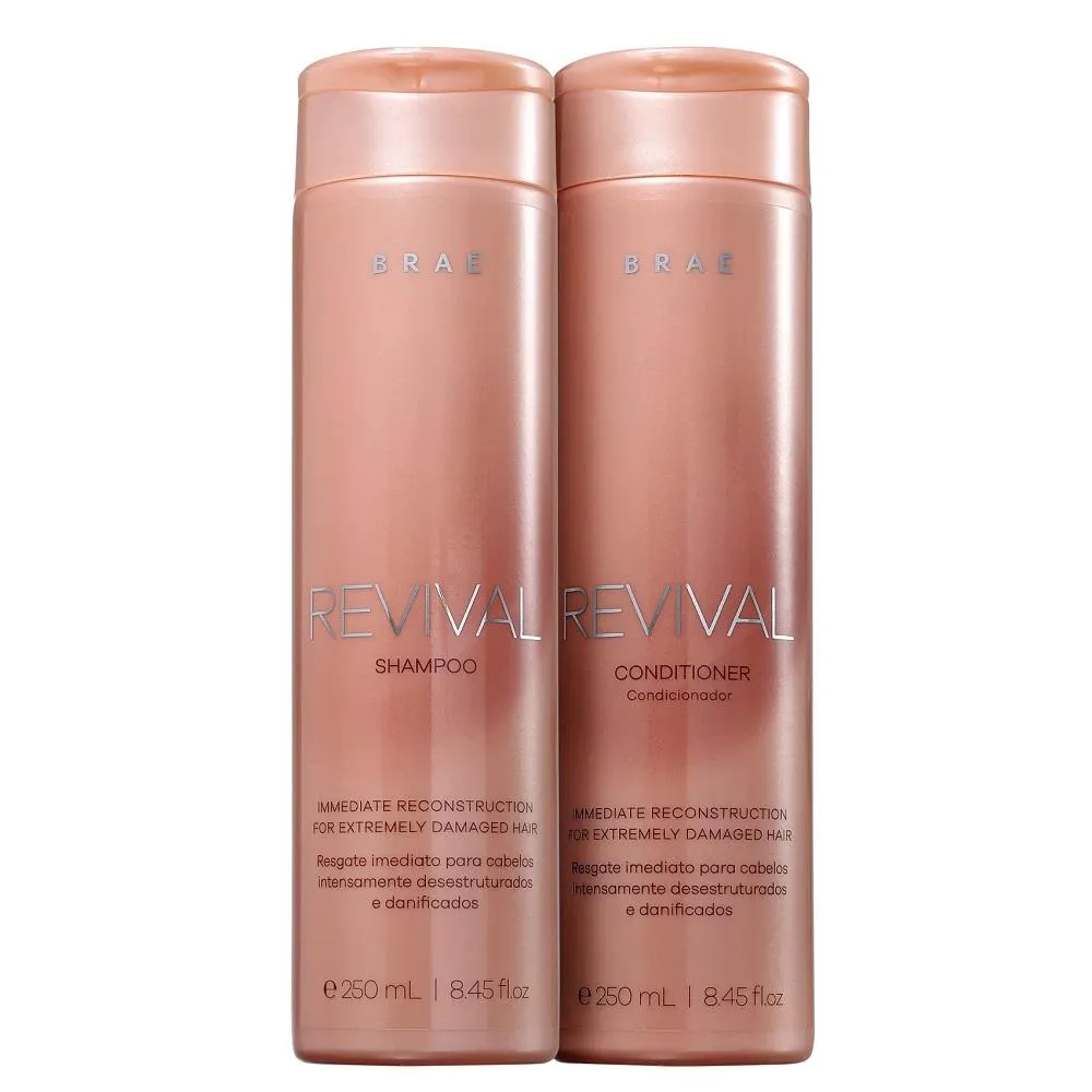 BRAé REVIVAL SHAMPOO 250ML E CONDICIONADOR 250ML