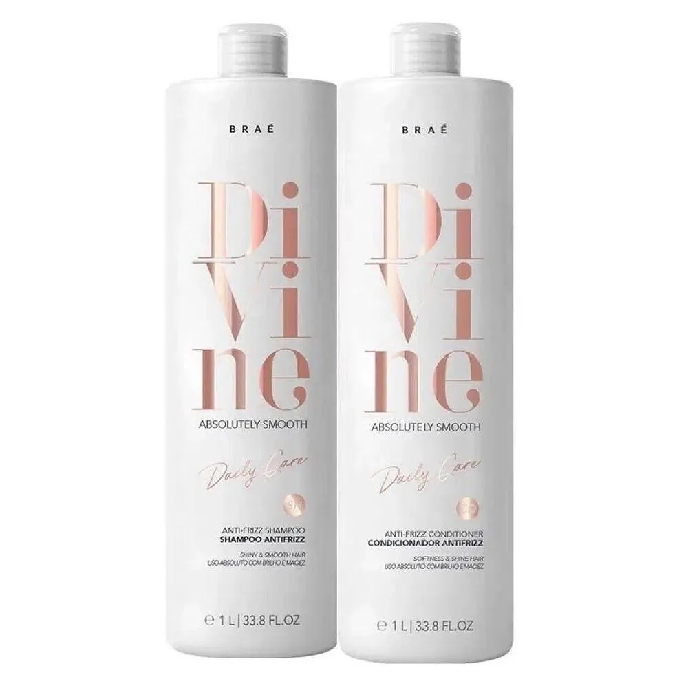 KIT BRAé DIVINE SHAMPOO 1L E CONDICIONADOR 1L