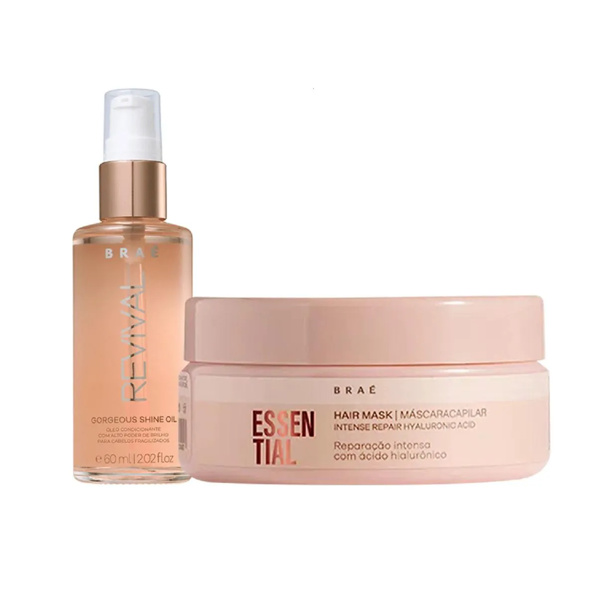 KIT BRAé - MáSCARA ESSENTIAL 200G + ÓLEO GORGEOUS 60ML