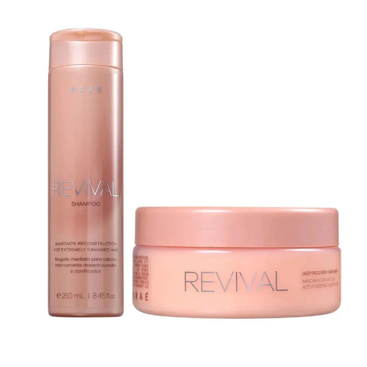 KIT BRAé REVIVAL - SHAMPOO 250ML + MáSCARA 200G