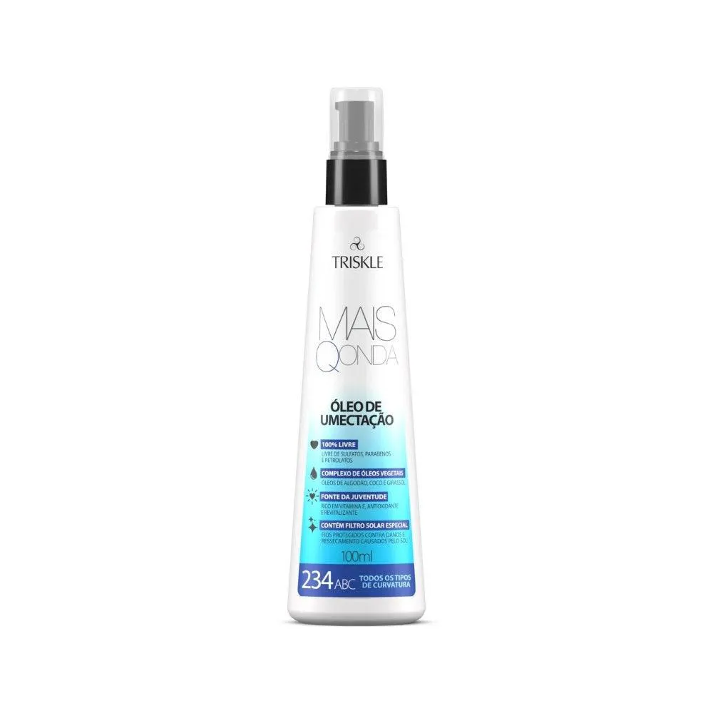 ÓLEO DE UMECTAçãO TRISKLE MAIS Q ONDA 100ML