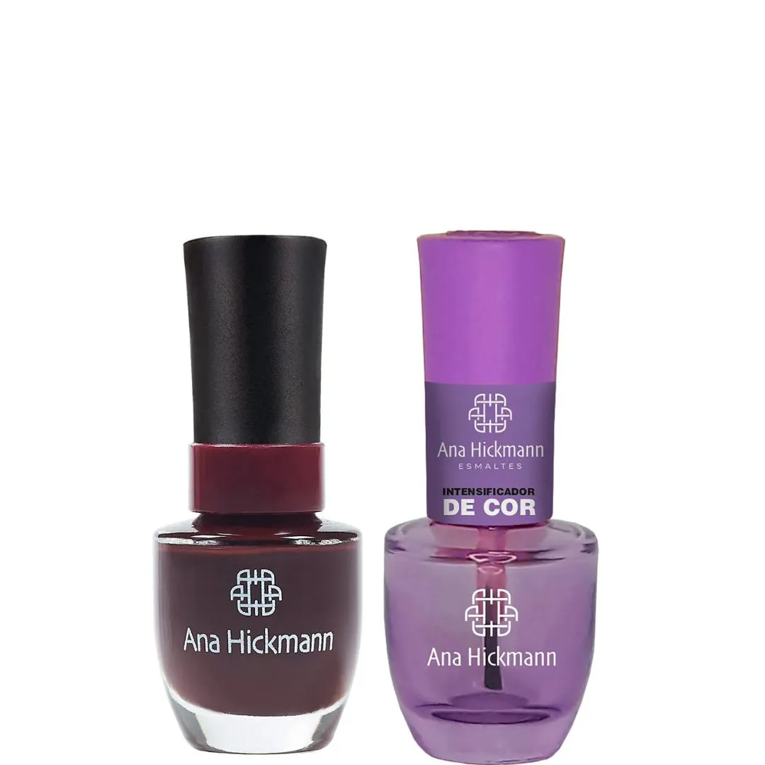ANA HICKMANN KIT DE ESMALTE COR SOU EU + INTENSIFICADOR DA COR