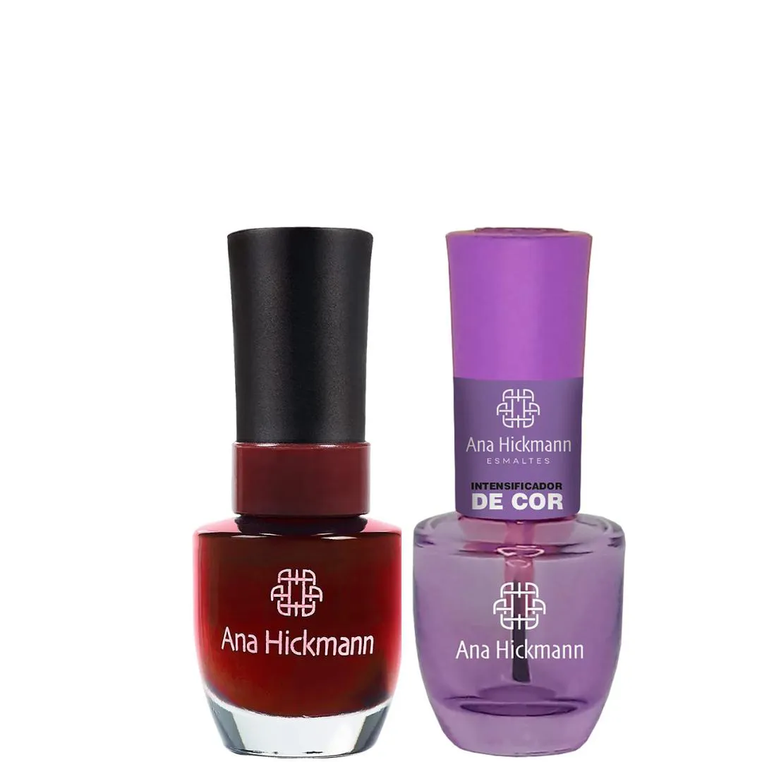 ANA HICKMANN KIT DE ESMALTE COR OLHA EU + INTENSIFICADOR DA COR