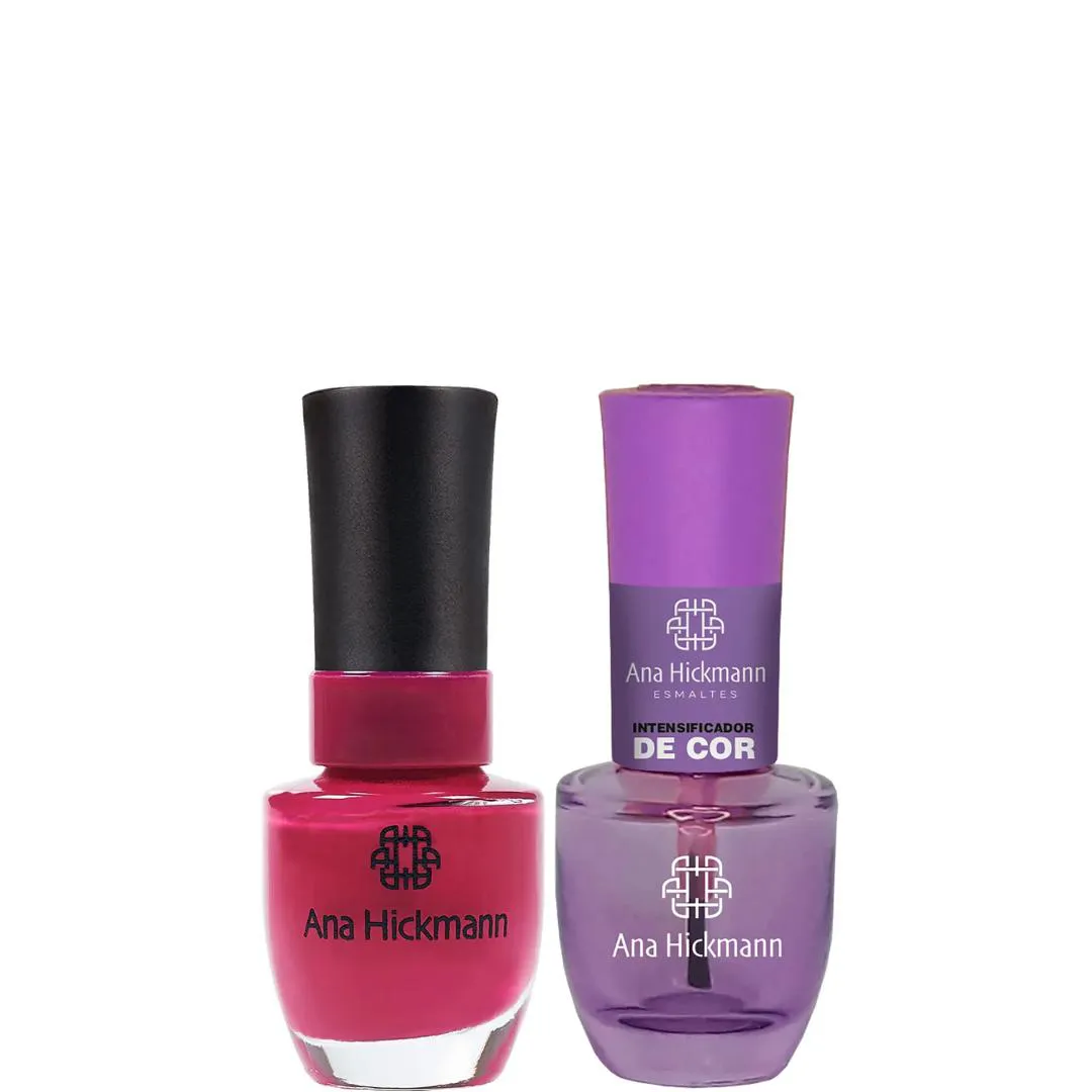 ANA HICKMANN KIT DE ESMALTE COR FASCINADA + INTENSIFICADOR DA COR