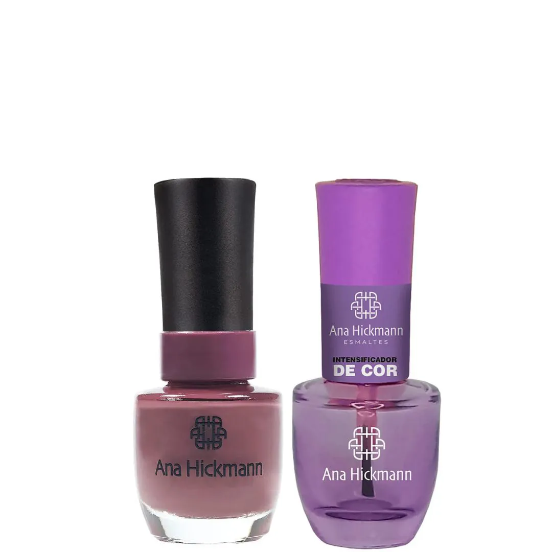 ANA HICKMANN KIT DE ESMALTE COR DONA DE TUDO + INTENSIFICADOR DA COR