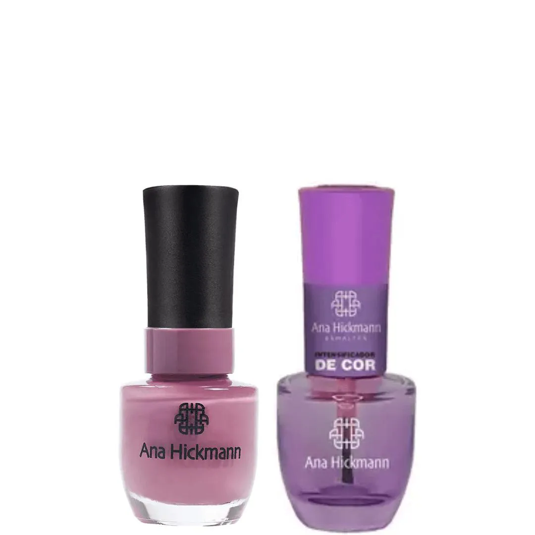 ANA HICKMANN KIT DE ESMALTE COR ALL BLUSH + INTENSIFICADOR DA COR