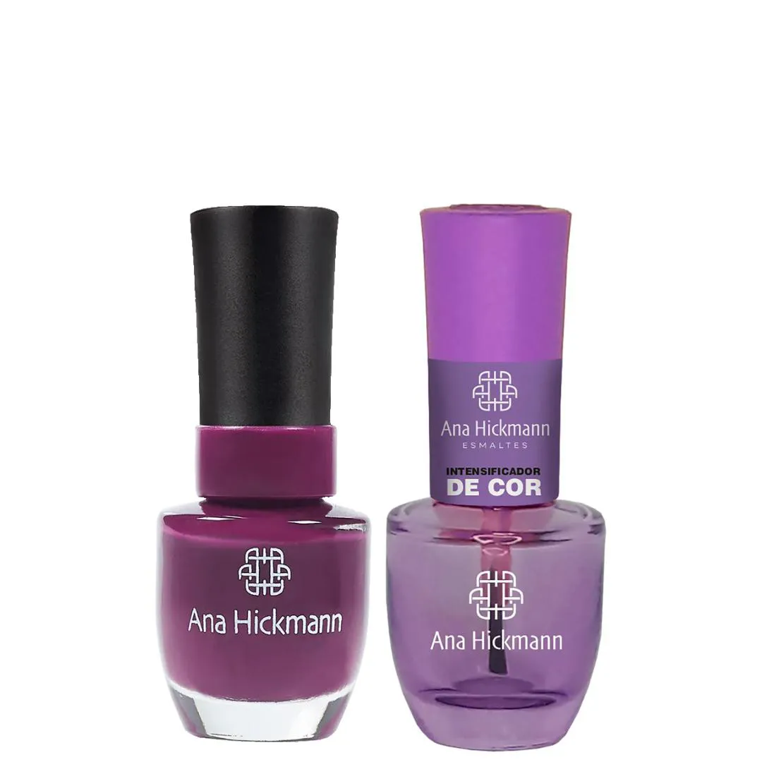 ANA HICKMANN KIT DE ESMALTE COR VANDA + INTENSIFICADOR DA COR
