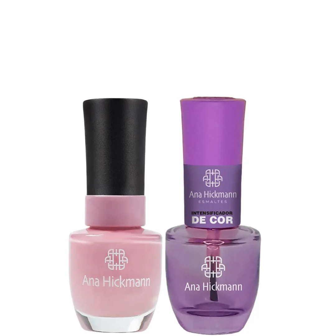 ANA HICKMANN KIT DE ESMALTE COR KLEIN CURAçAO + INTENSIFICADOR DA COR