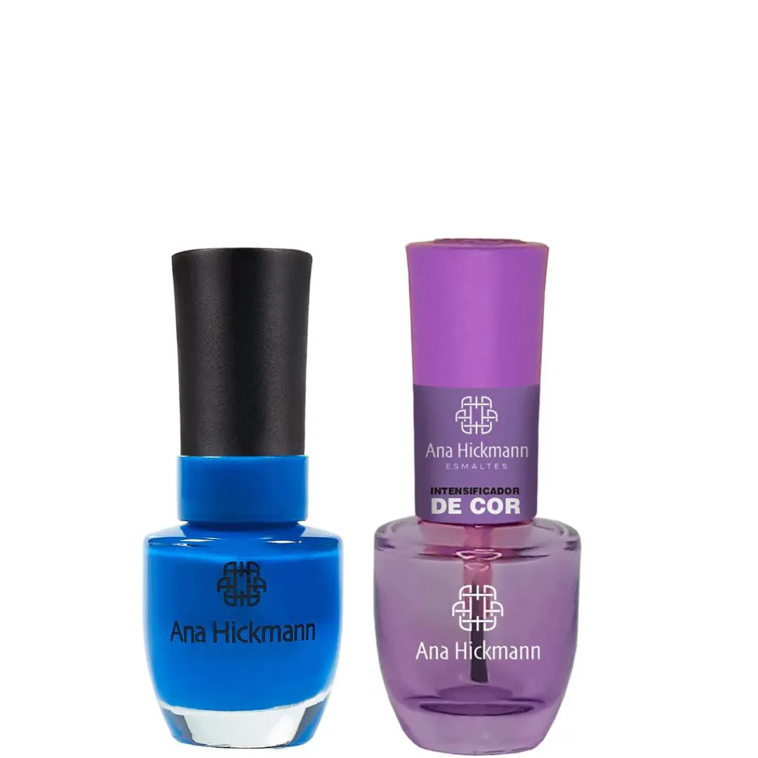 ANA HICKMANN KIT DE ESMALTE COR FLORA + INTENSIFICADOR DA COR