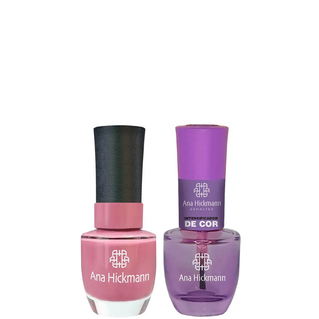ANA HICKMANN KIT DE ESMALTE COR CASACO DE TRICô + INTENSIFICADOR DA COR