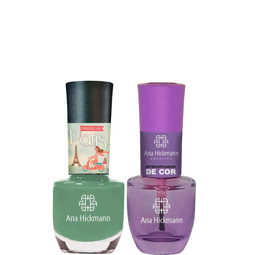 ANA HICKMANN KIT DE ESMALTE COR TRIUNFO + INTENSIFICADOR DA COR