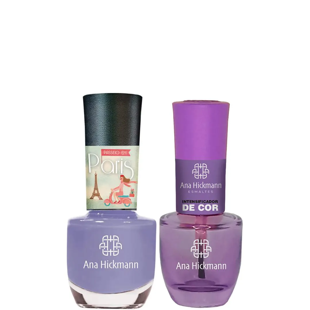 ANA HICKMANN KIT DE ESMALTE COR PROVENCE + INTENSIFICADOR DA COR