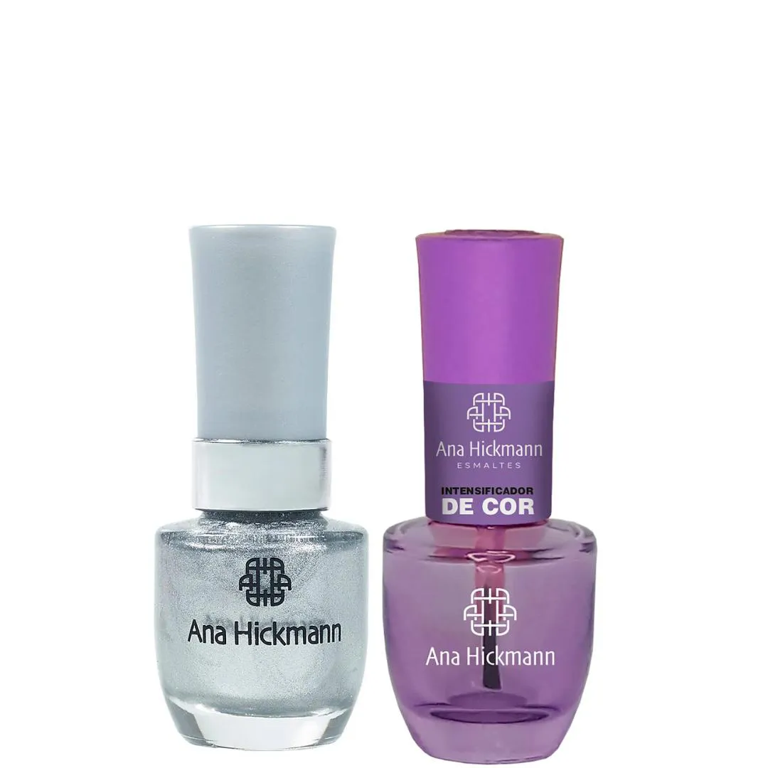 ANA HICKMANN KIT DE ESMALTE COR CHUVA BRILHANTE + INTENSIFICADOR DA COR