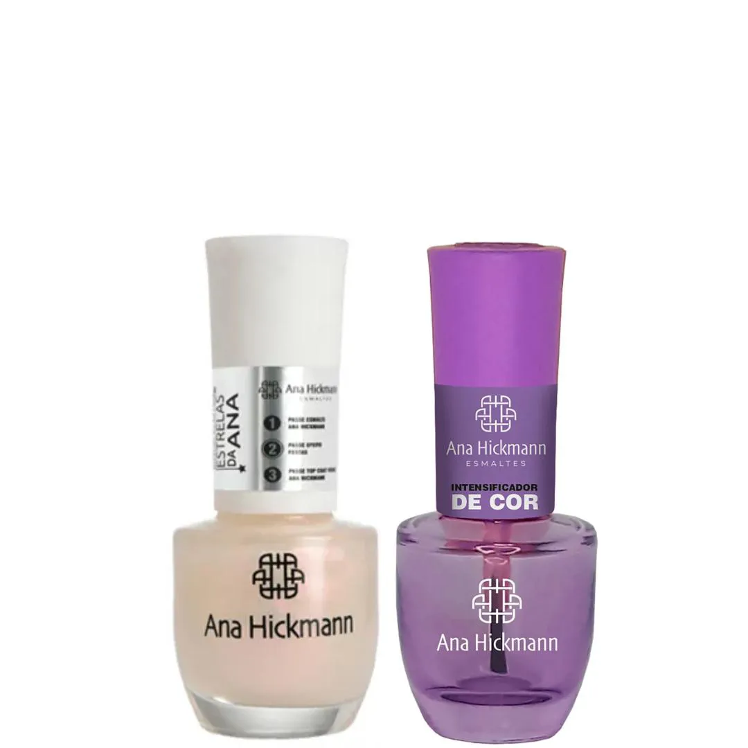 ANA HICKMANN KIT DE ESMALTE COR DIVAS + INTENSIFICADOR DA COR