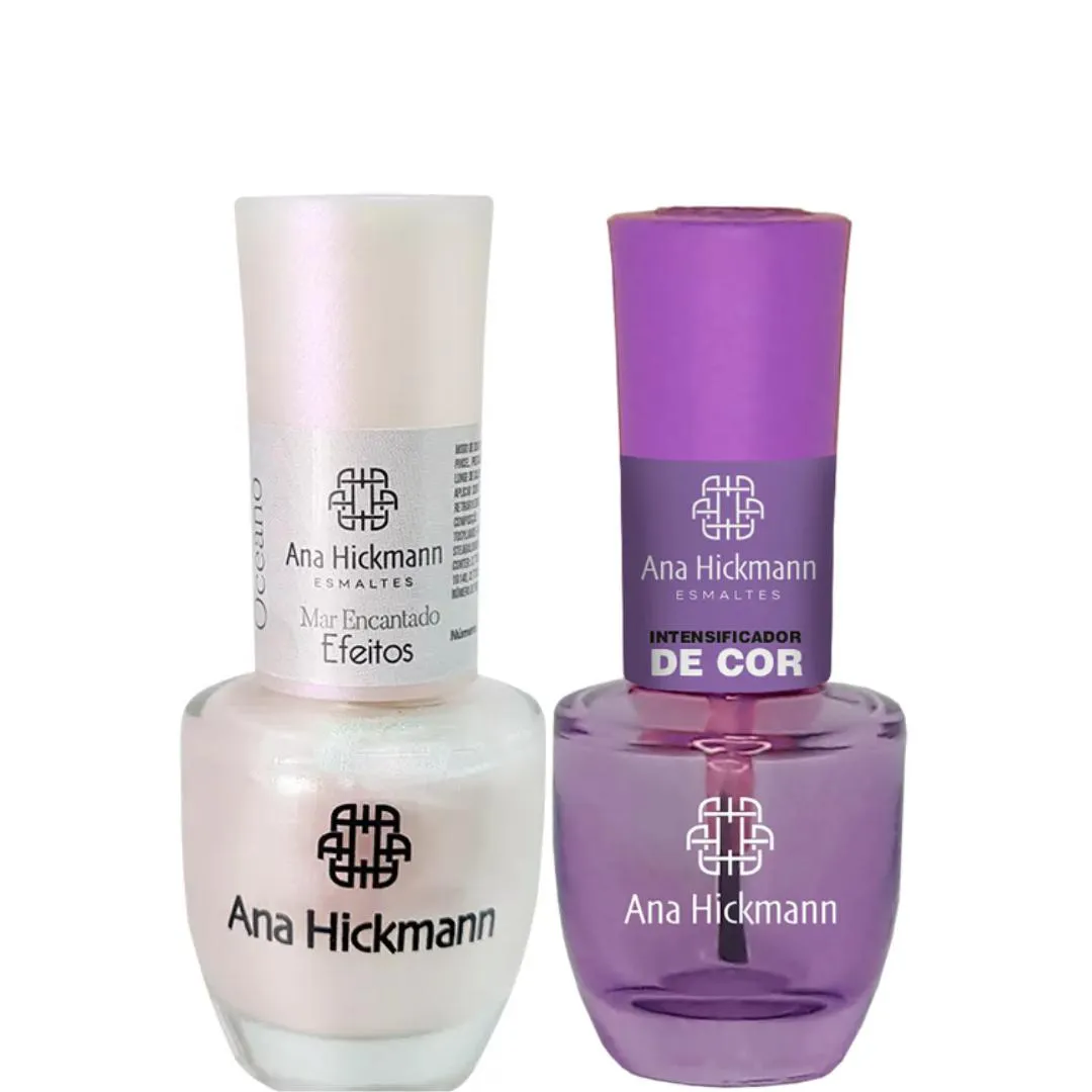 ANA HICKMANN KIT DE ESMALTE COR MAR ENCANTADO + INTENSIFICADOR DA COR
