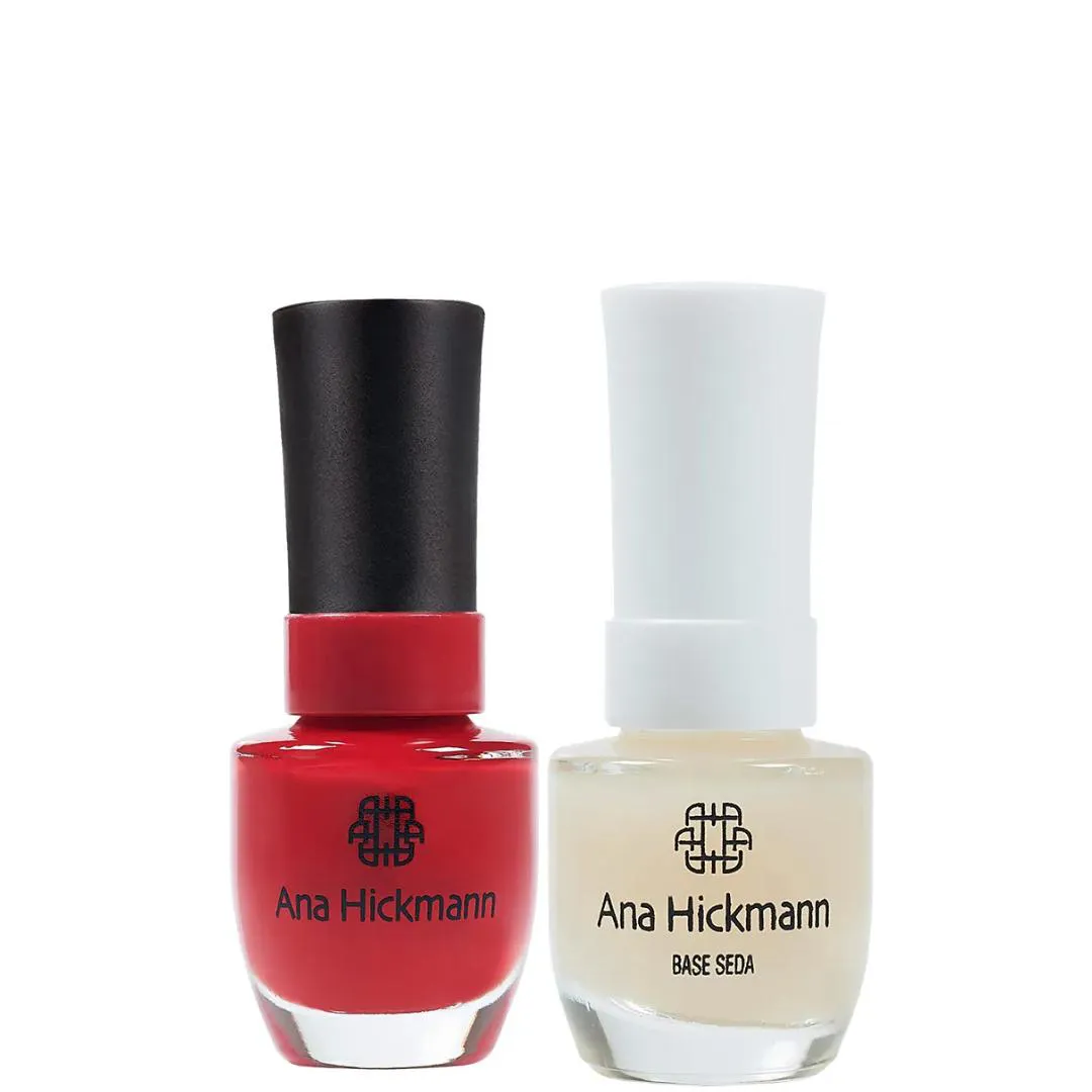 ANA HICKMANN KIT DE ESMALTE COR VIM PRA CAUSAR + BASE SEDA