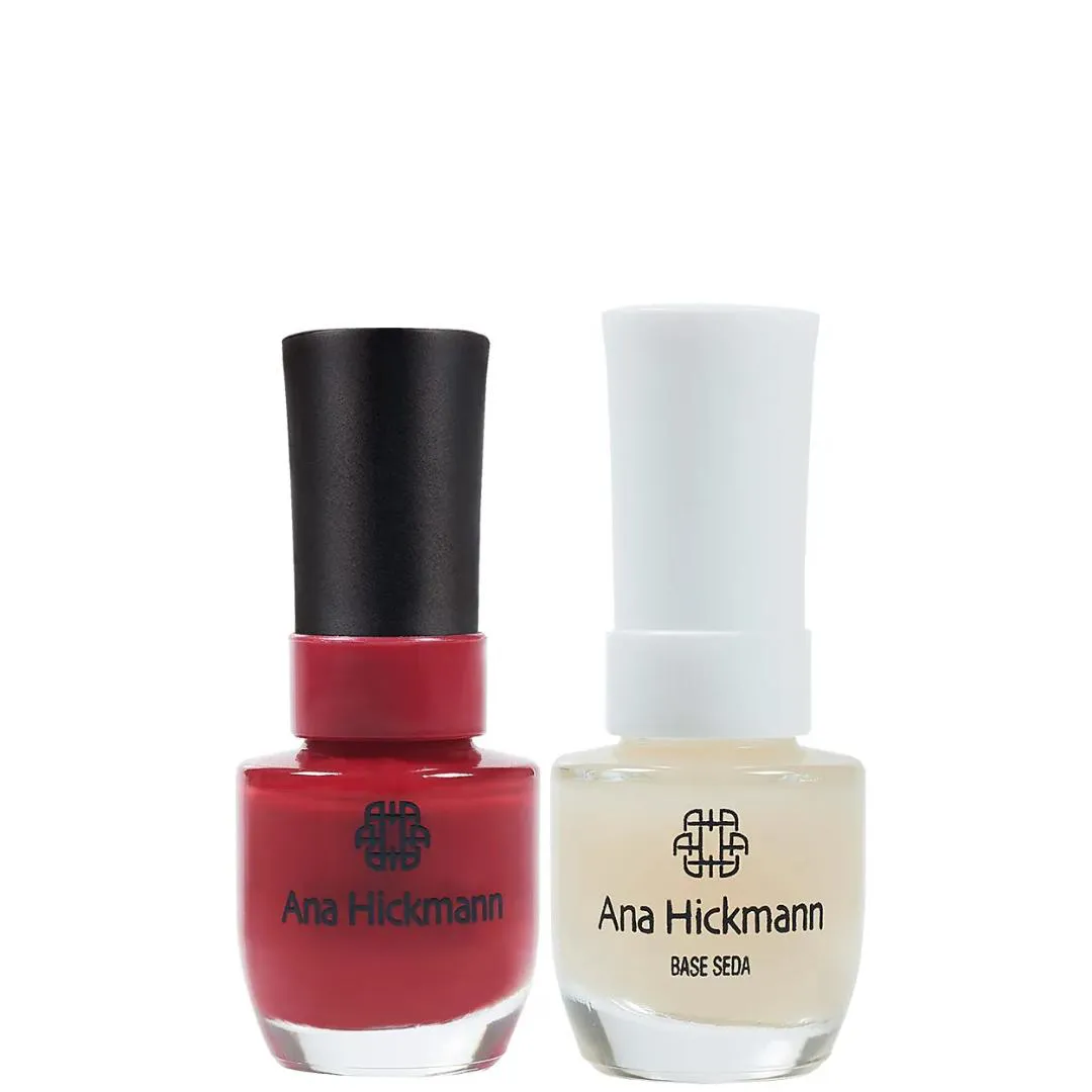 ANA HICKMANN KIT DE ESMALTE COR Tô BRILHANDO + BASE SEDA
