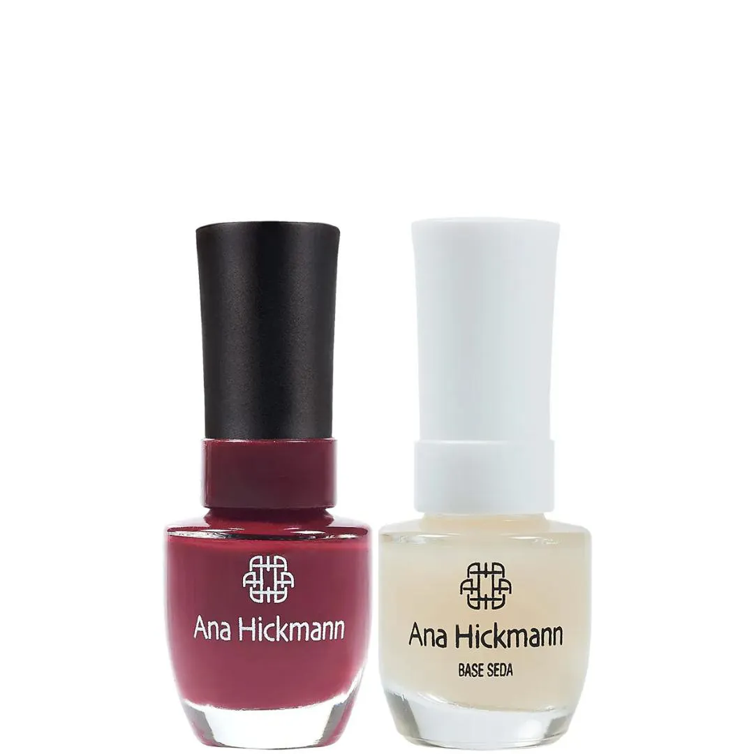 ANA HICKMANN KIT DE ESMALTE COR DEIXO ME LEVAR + BASE SEDA