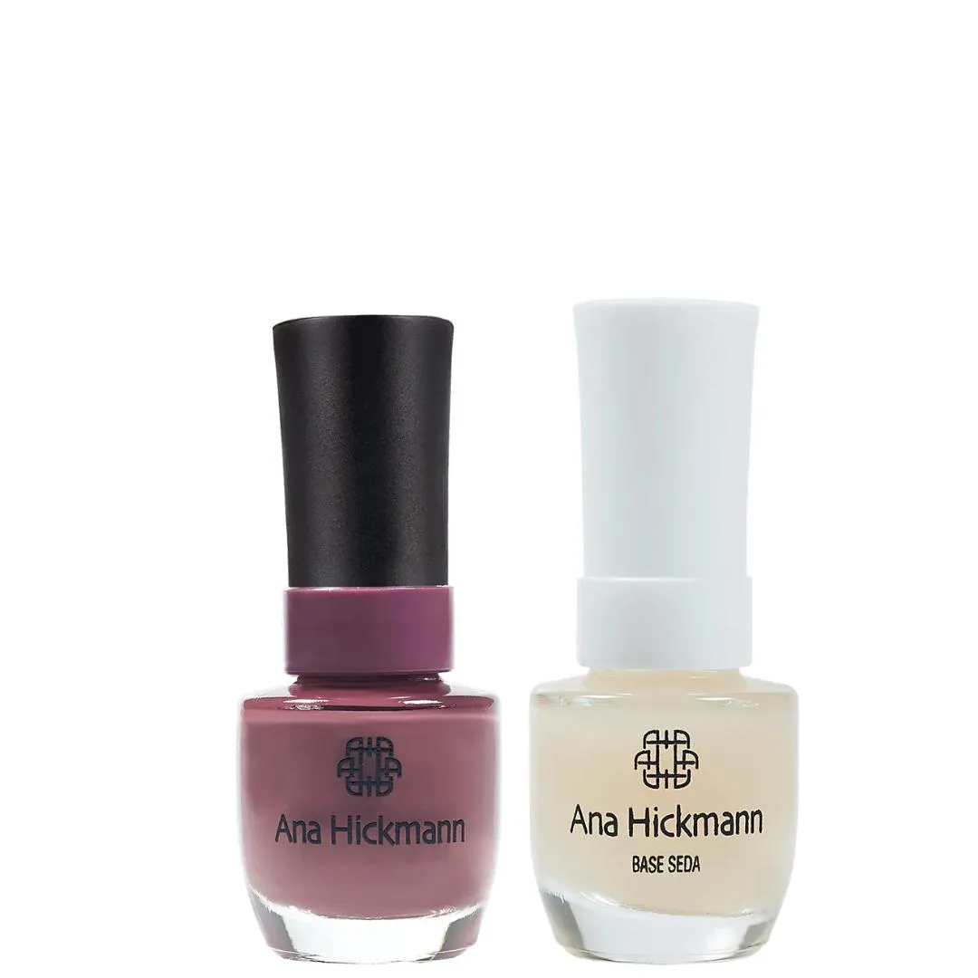ANA HICKMANN KIT DE ESMALTE COR DONA DE TUDO + BASE SEDA