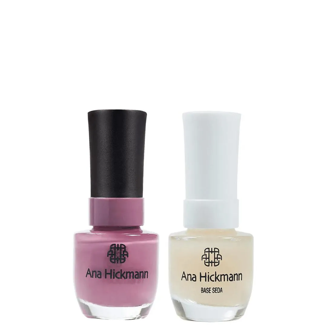 ANA HICKMANN KIT DE ESMALTE COR ALL BLUSH + BASE SEDA