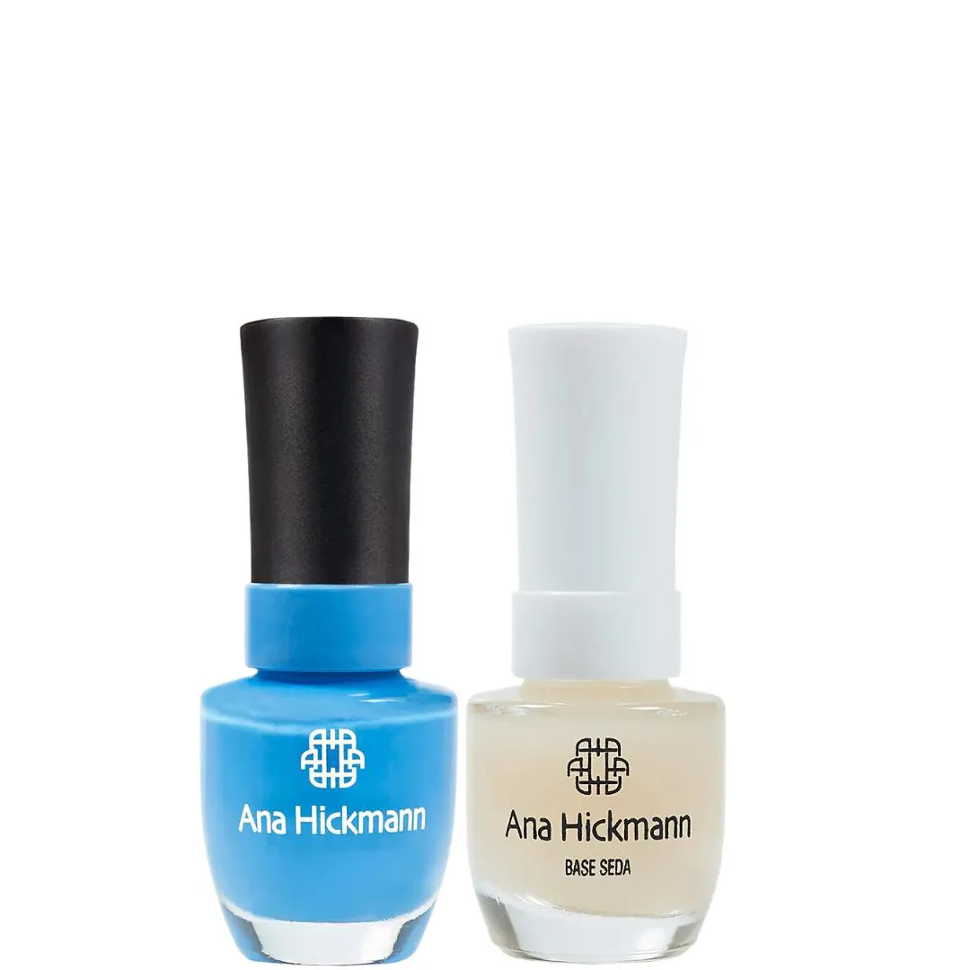 ANA HICKMANN KIT DE ESMALTE COR HORTêNSIA + BASE SEDA