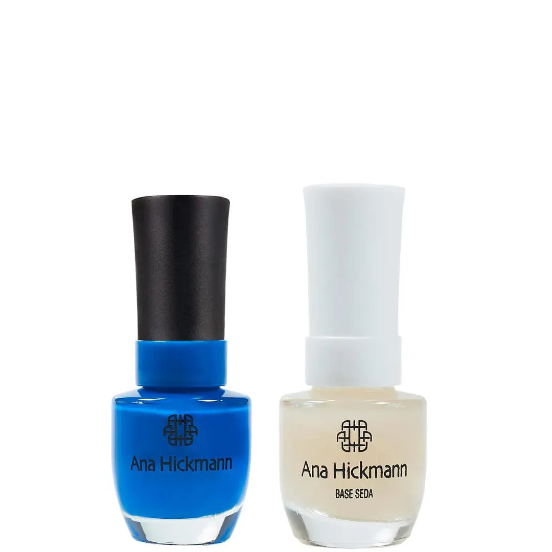 ANA HICKMANN KIT DE ESMALTE COR FLORA + BASE SEDA