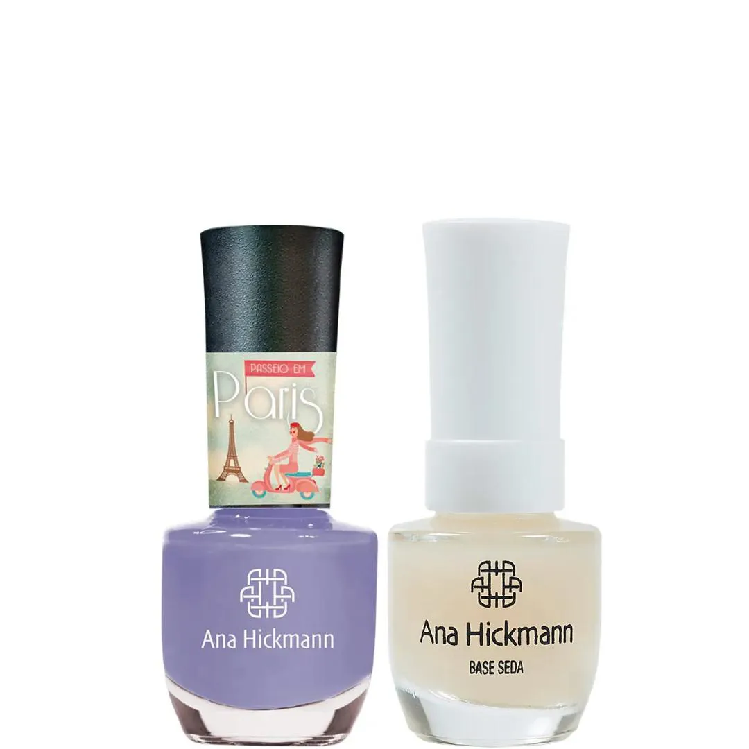 ANA HICKMANN KIT DE ESMALTE COR PROVENCE + BASE SEDA