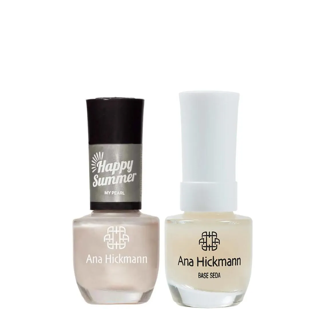 ANA HICKMANN KIT DE ESMALTE COR MY PEARL + BASE SEDA