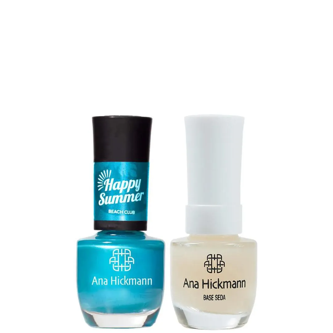 ANA HICKMANN KIT DE ESMALTE COR BEACH CLUB + BASE SEDA