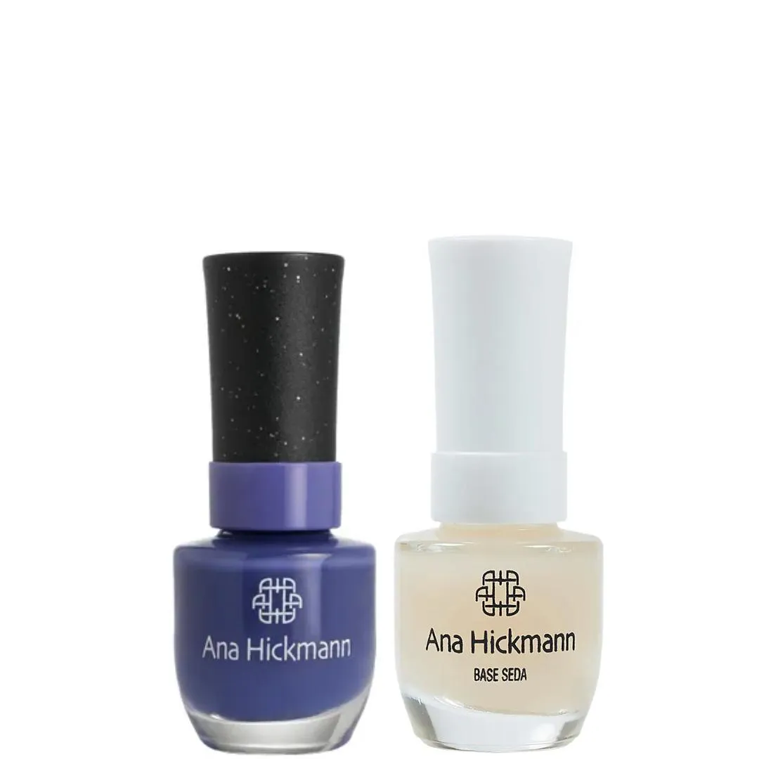 ANA HICKMANN KIT DE ESMALTE COR ELEONORA + BASE SEDA