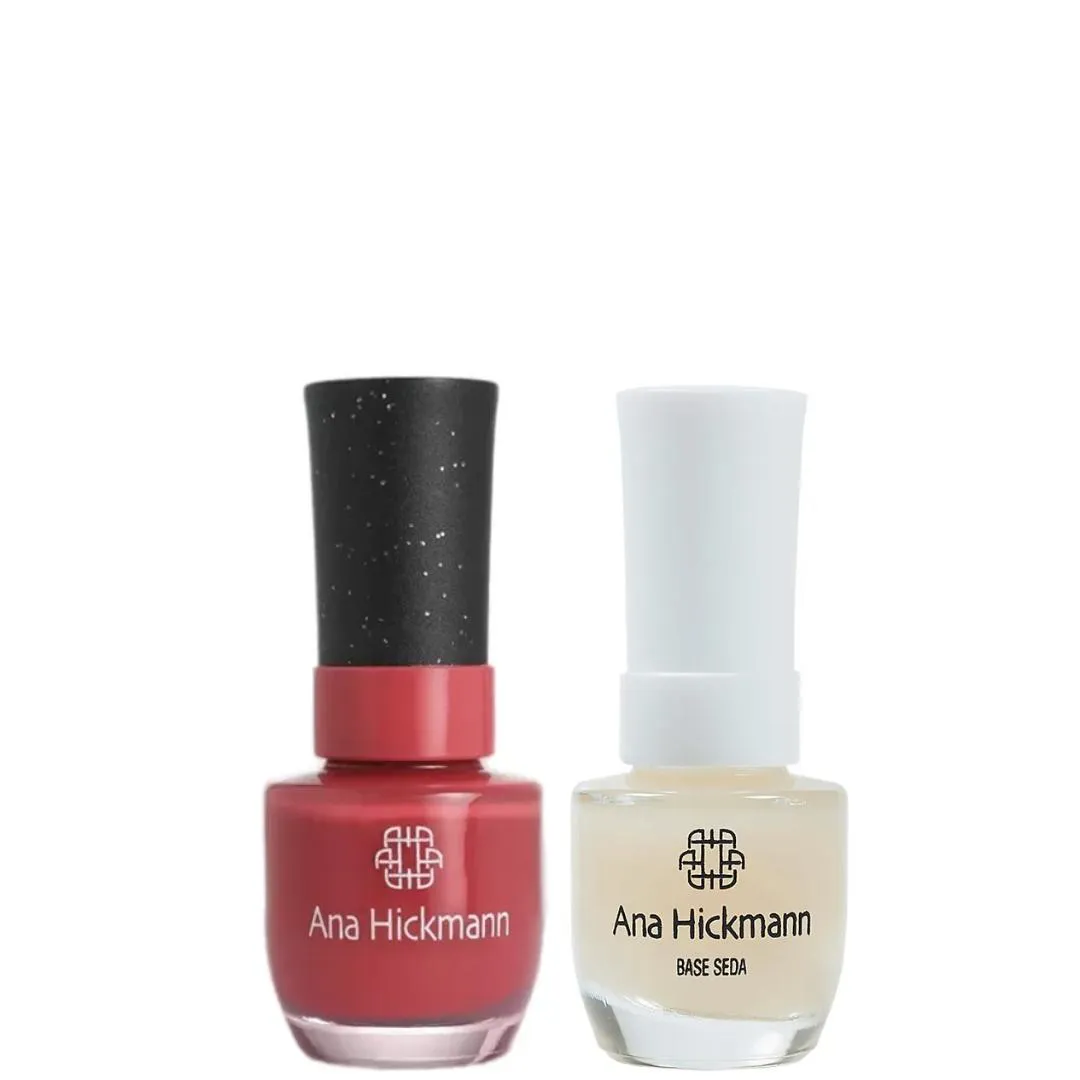 ANA HICKMANN KIT DE ESMALTE COR ANA + BASE SEDA