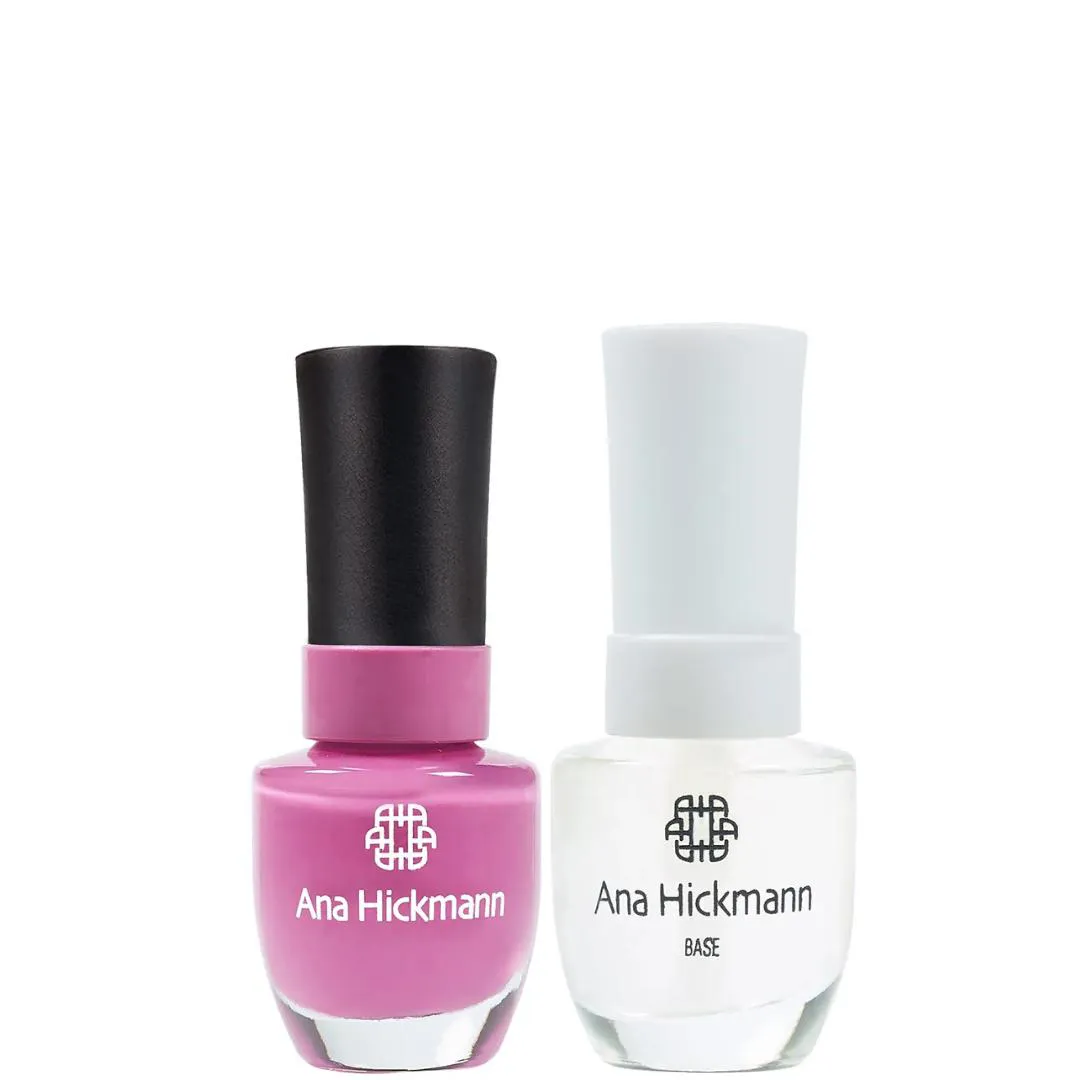 ANA HICKMANN KIT DE ESMALTE COR PRIMAVERA + BASE