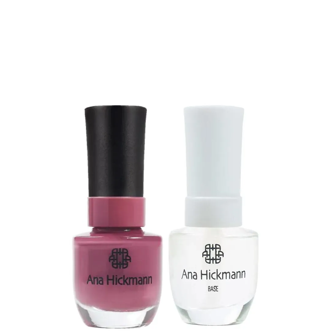ANA HICKMANN KIT DE ESMALTE COR BLUSH + BASE