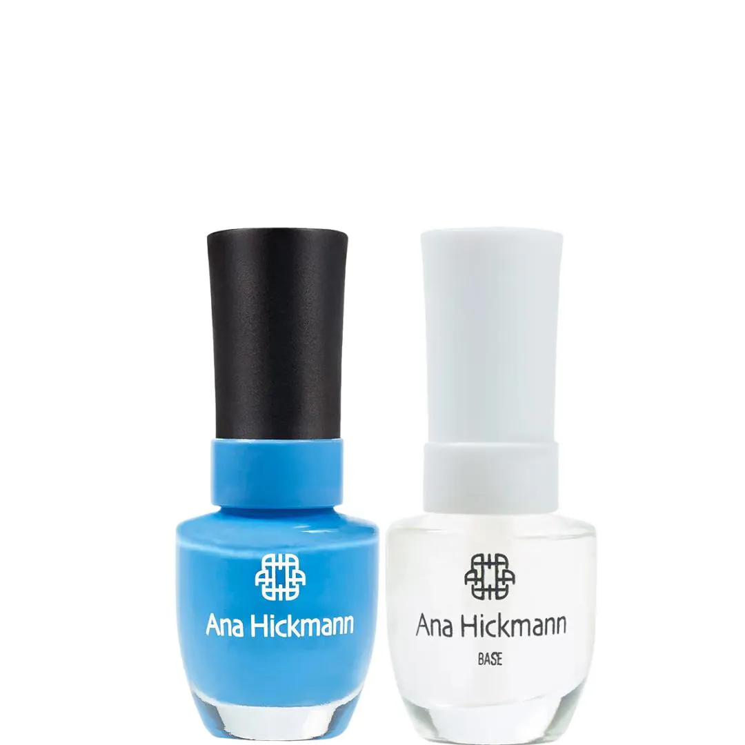 ANA HICKMANN KIT DE ESMALTE COR HORTêNSIA + BASE