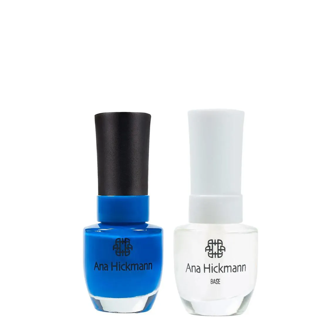 ANA HICKMANN KIT DE ESMALTE COR FLORA + BASE