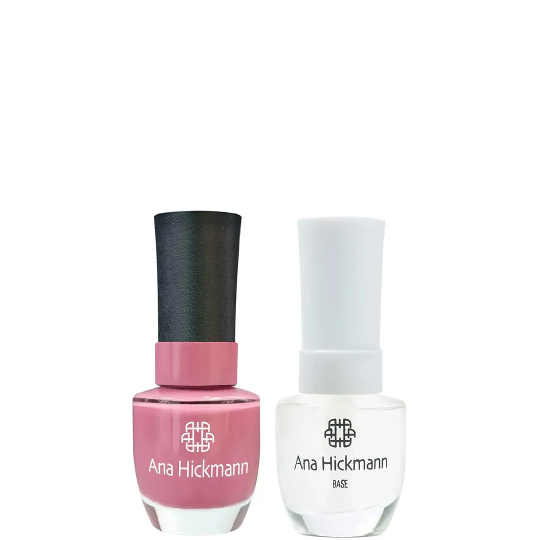 ANA HICKMANN KIT DE ESMALTE COR CASACO DE TRICô + BASE